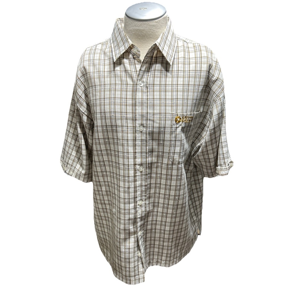 Southpole Mens Shirt XL Short Sleeve Button Up Casual Plaid Streetwear RN82628